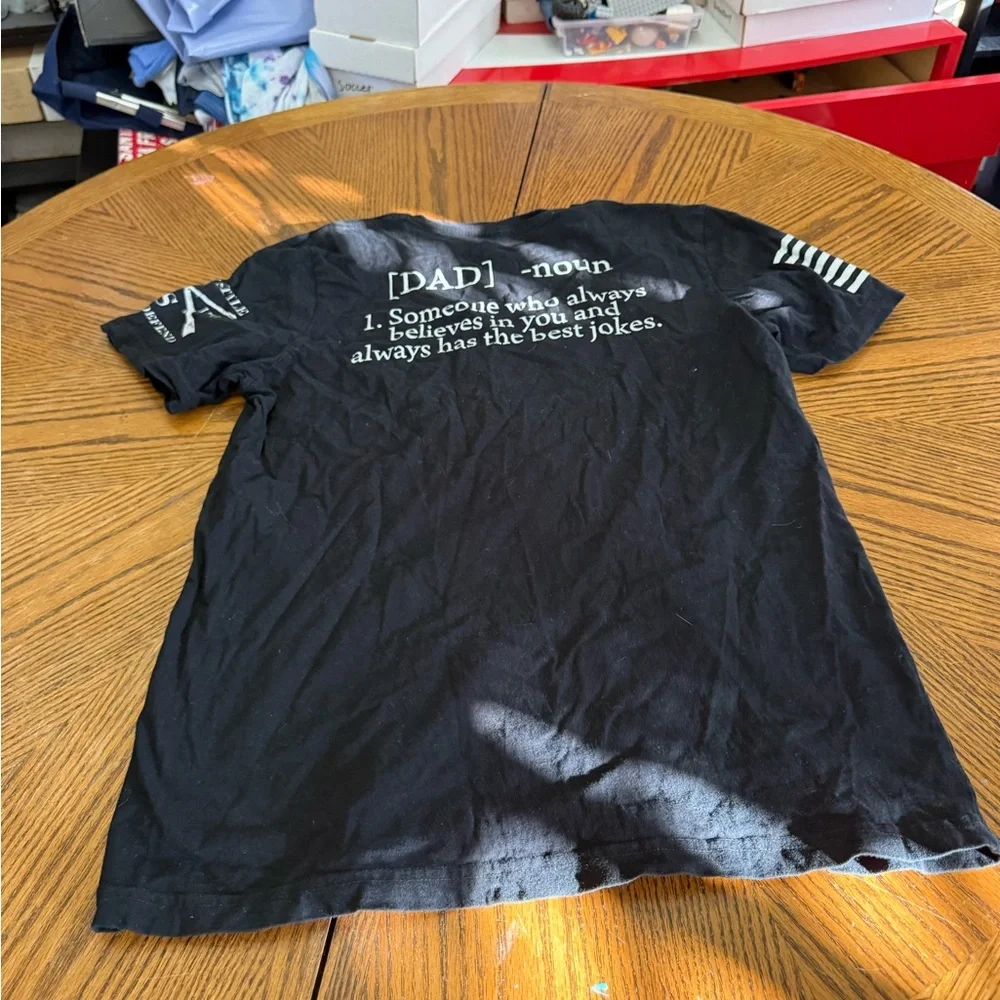 Grunt Style  DAD Black Graphic T-Shirt - Picture 4 of 7